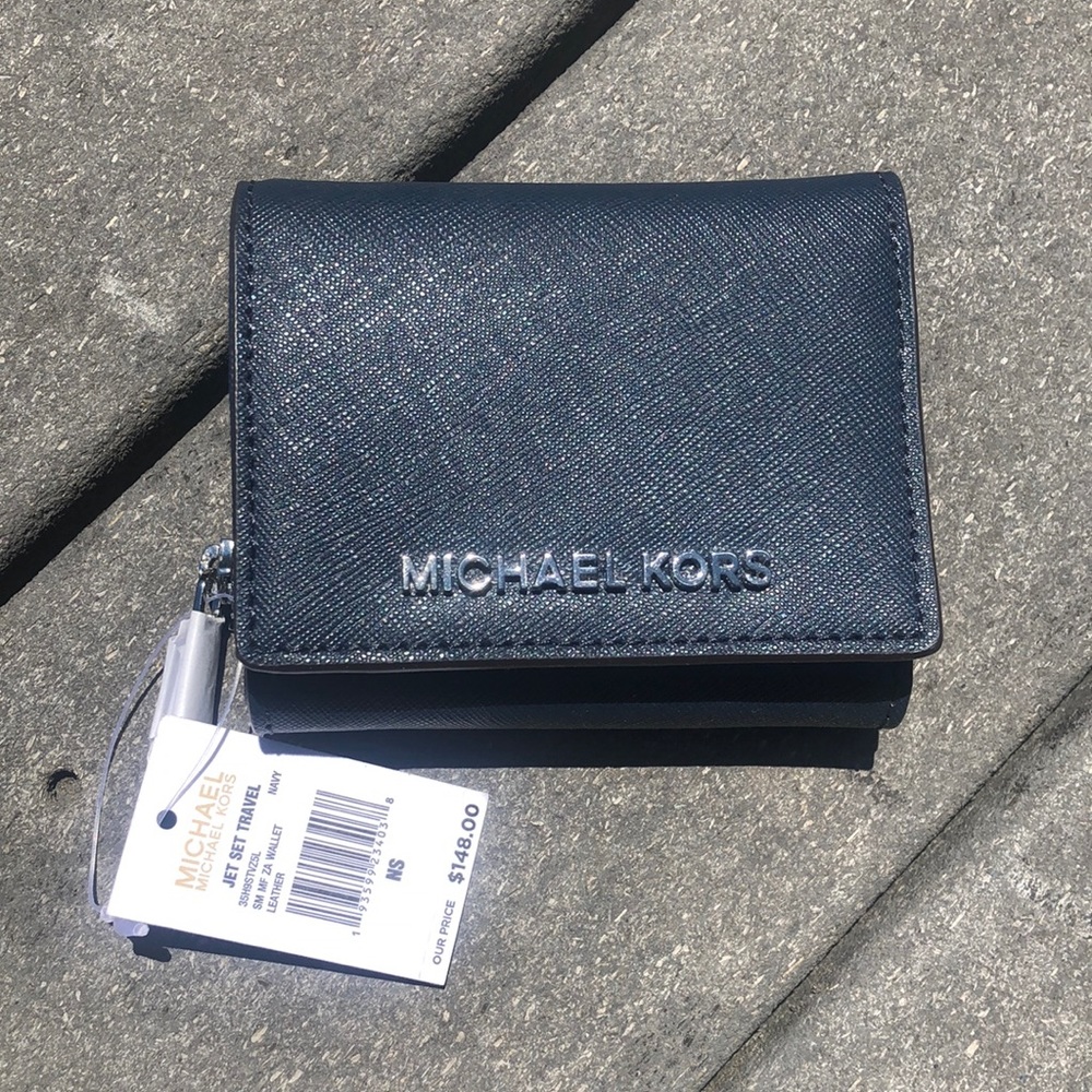Michael Kors Navy Wallet